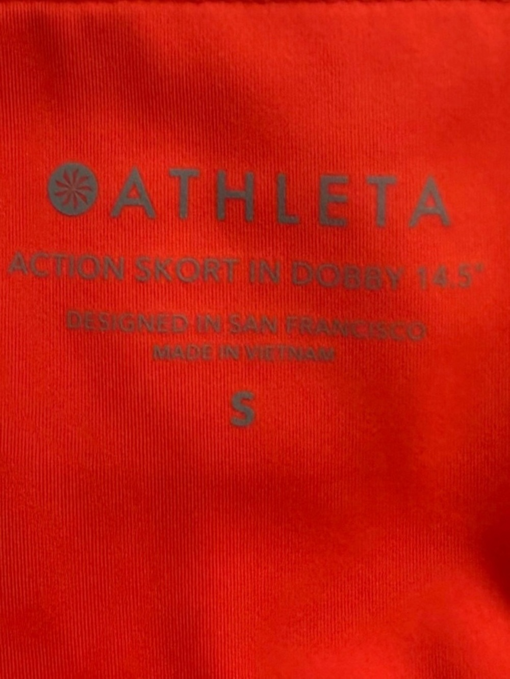 Athleta Women’s Red Orange Active Skort with Side Pockets! Small! - Picture 7 of 8